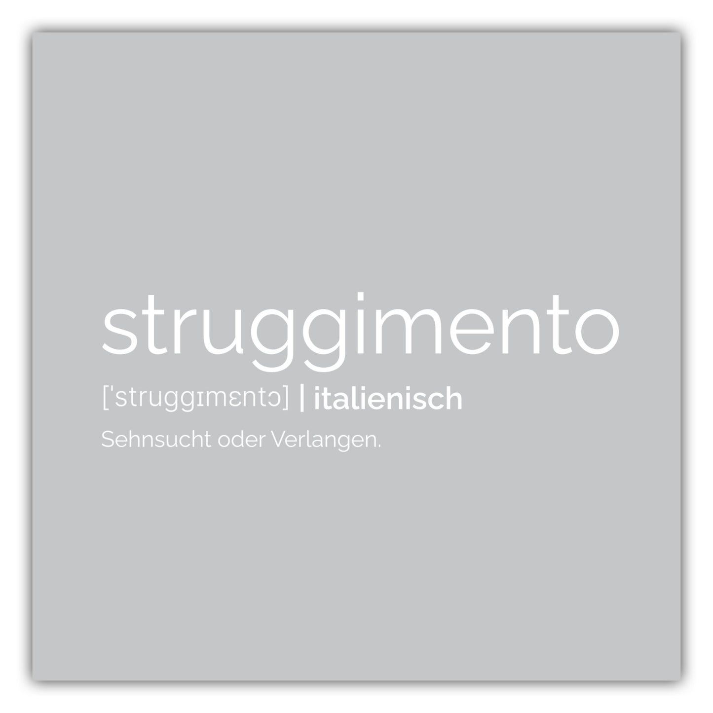 Poster Struggimento