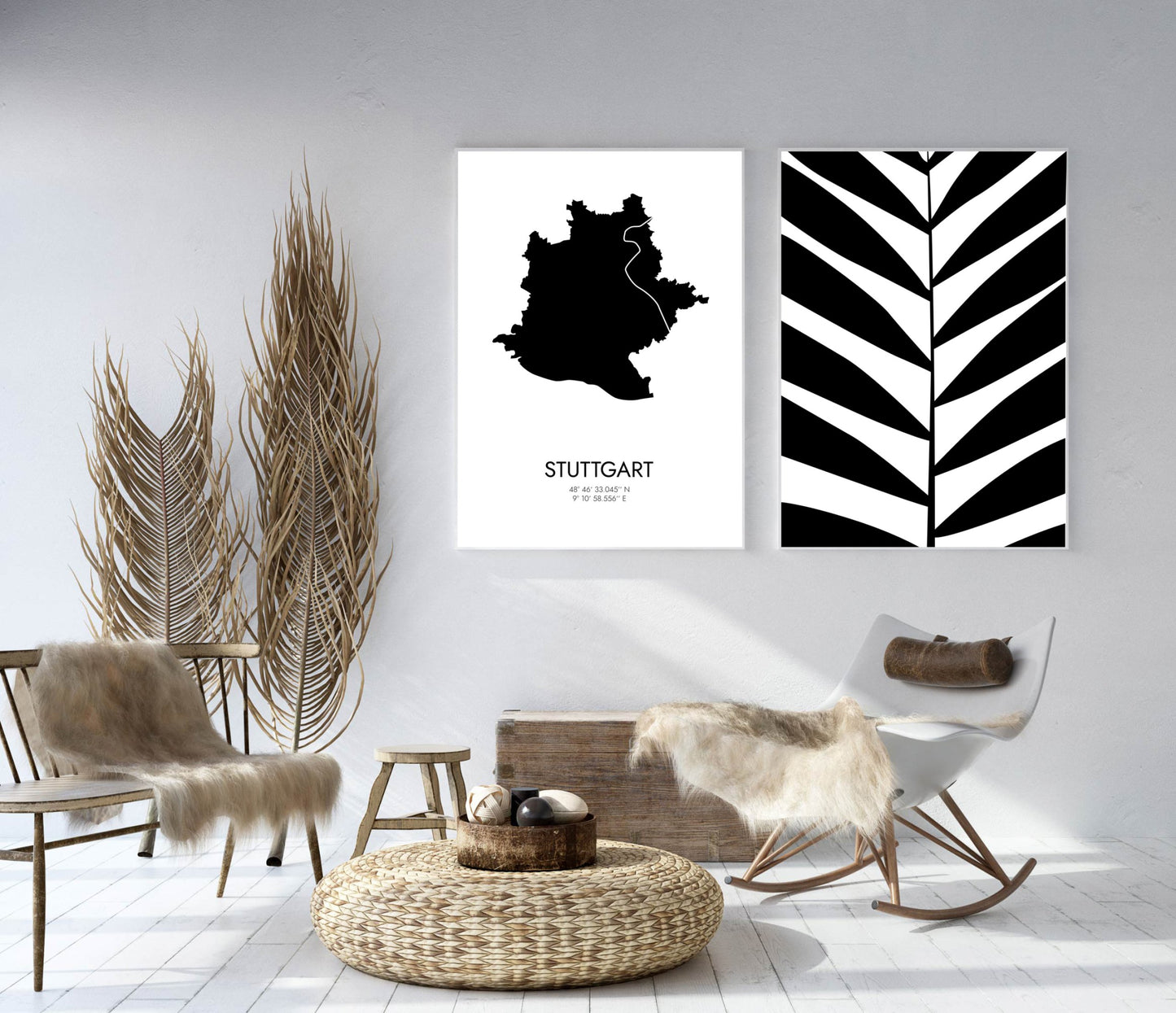 Poster Stuttgart Koordinaten #3