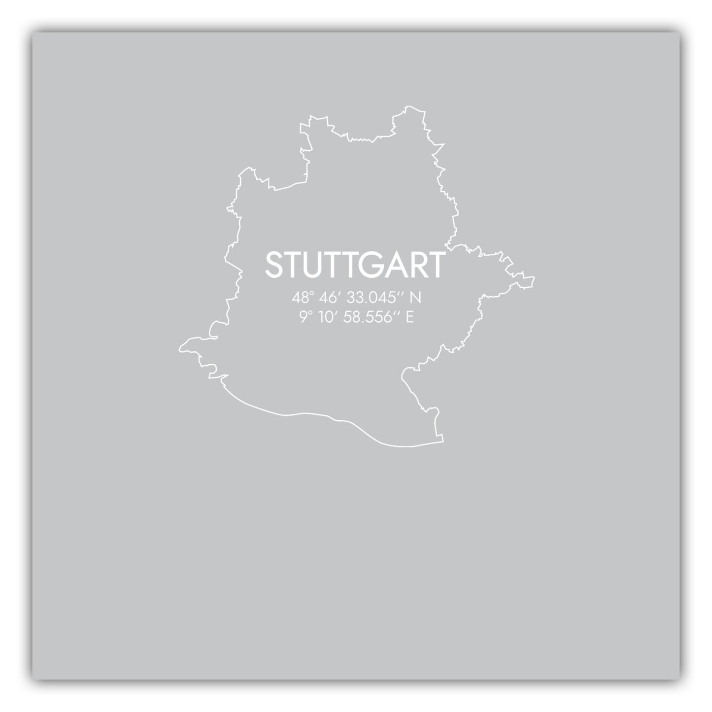 Poster Stuttgart Koordinaten #7
