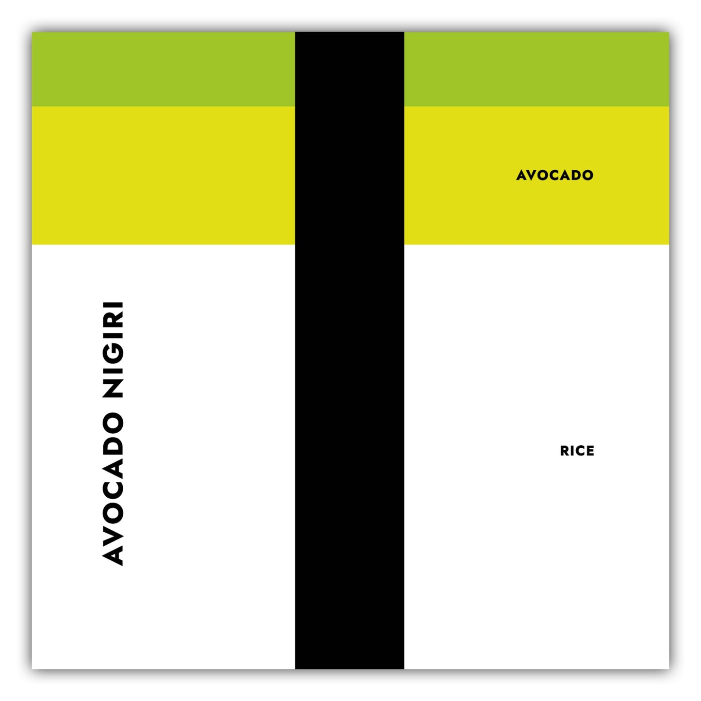 Poster Sushi - Avocado Nigiri