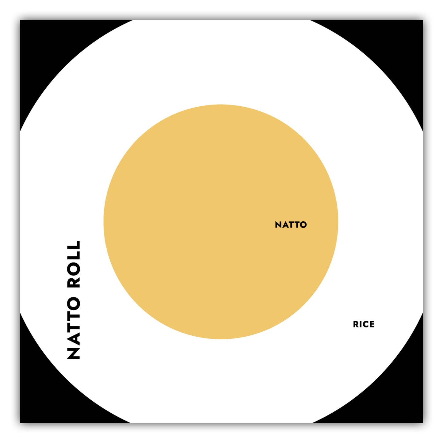 Poster Sushi - Natto Roll