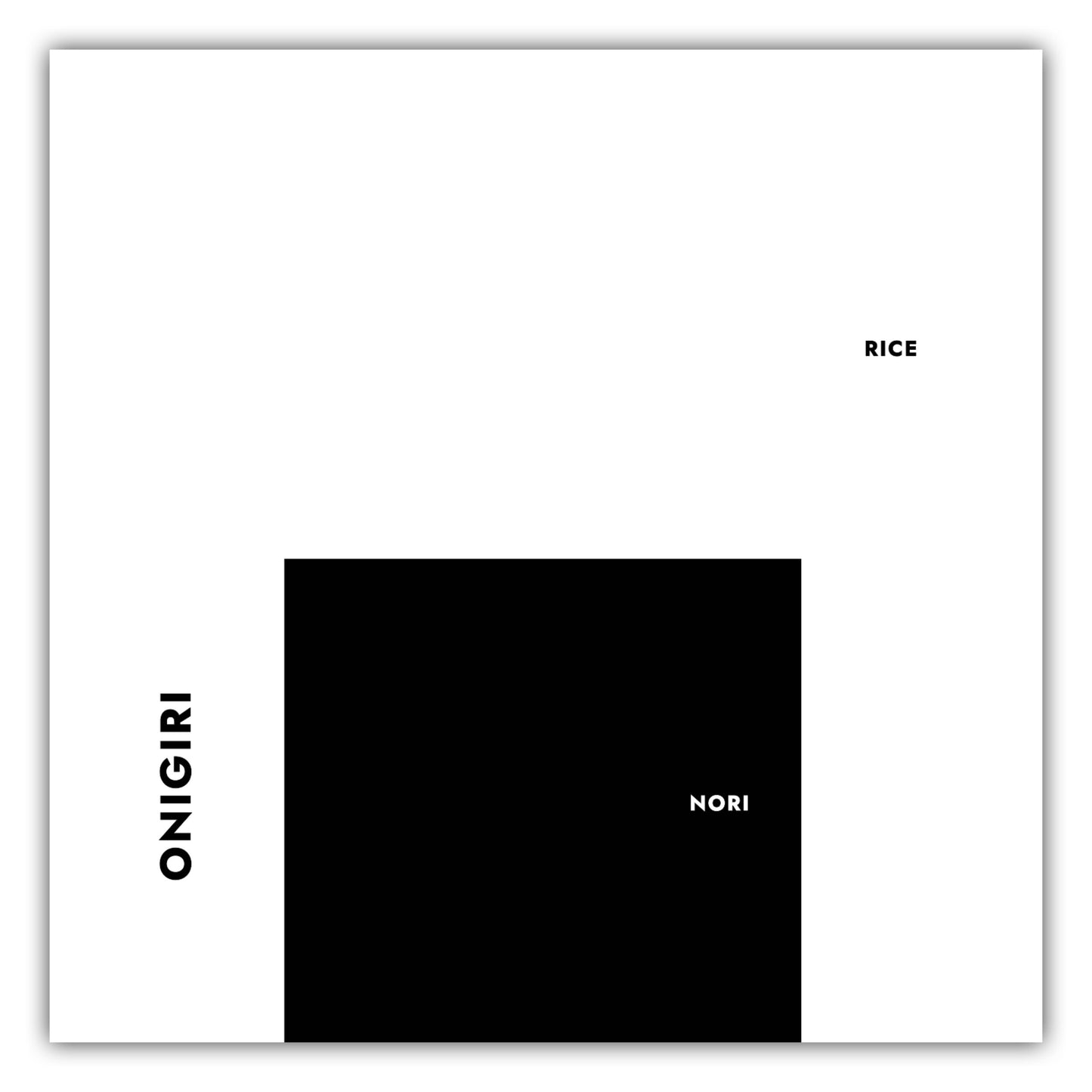 Poster Sushi - Onigiri