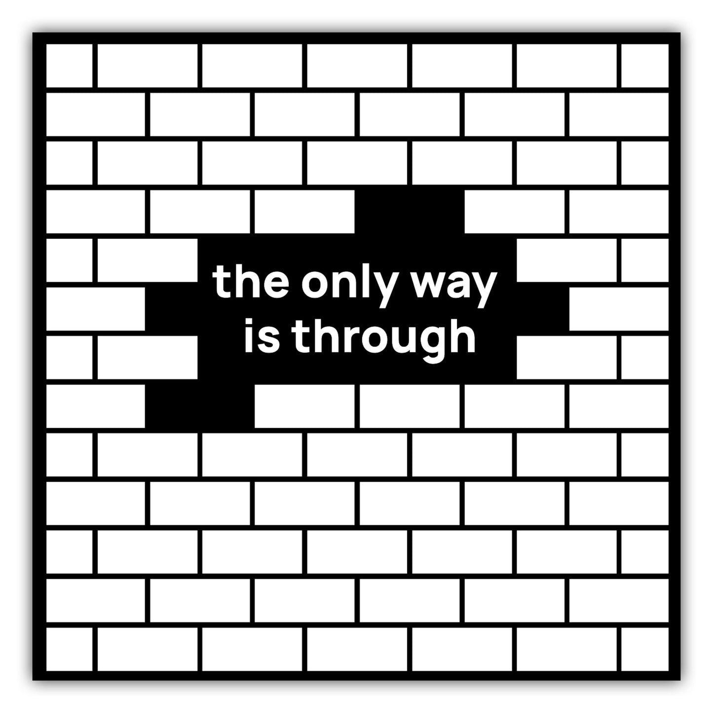 Poster The Only Way Is Through