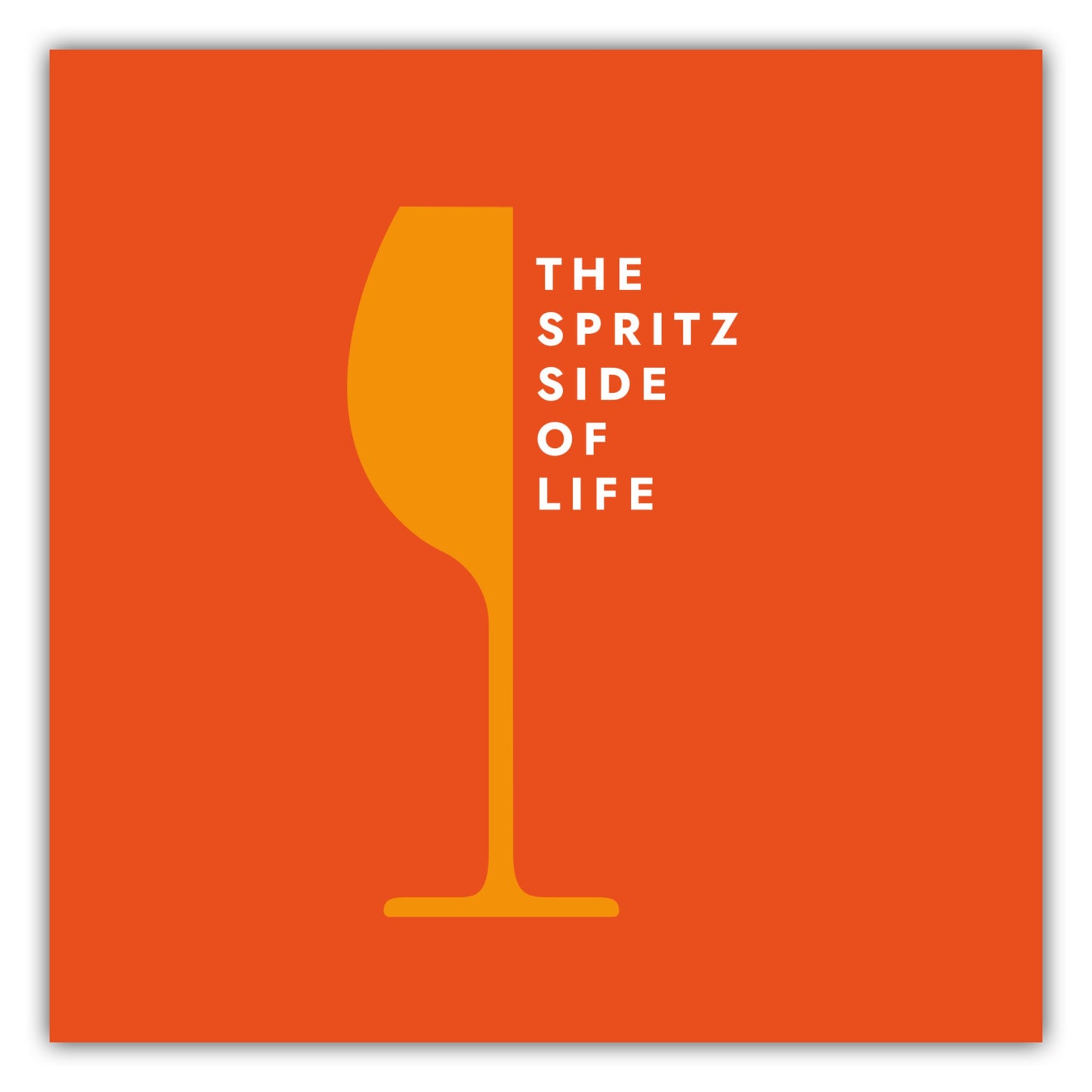 Poster The Spritz Side Of Life - Glas