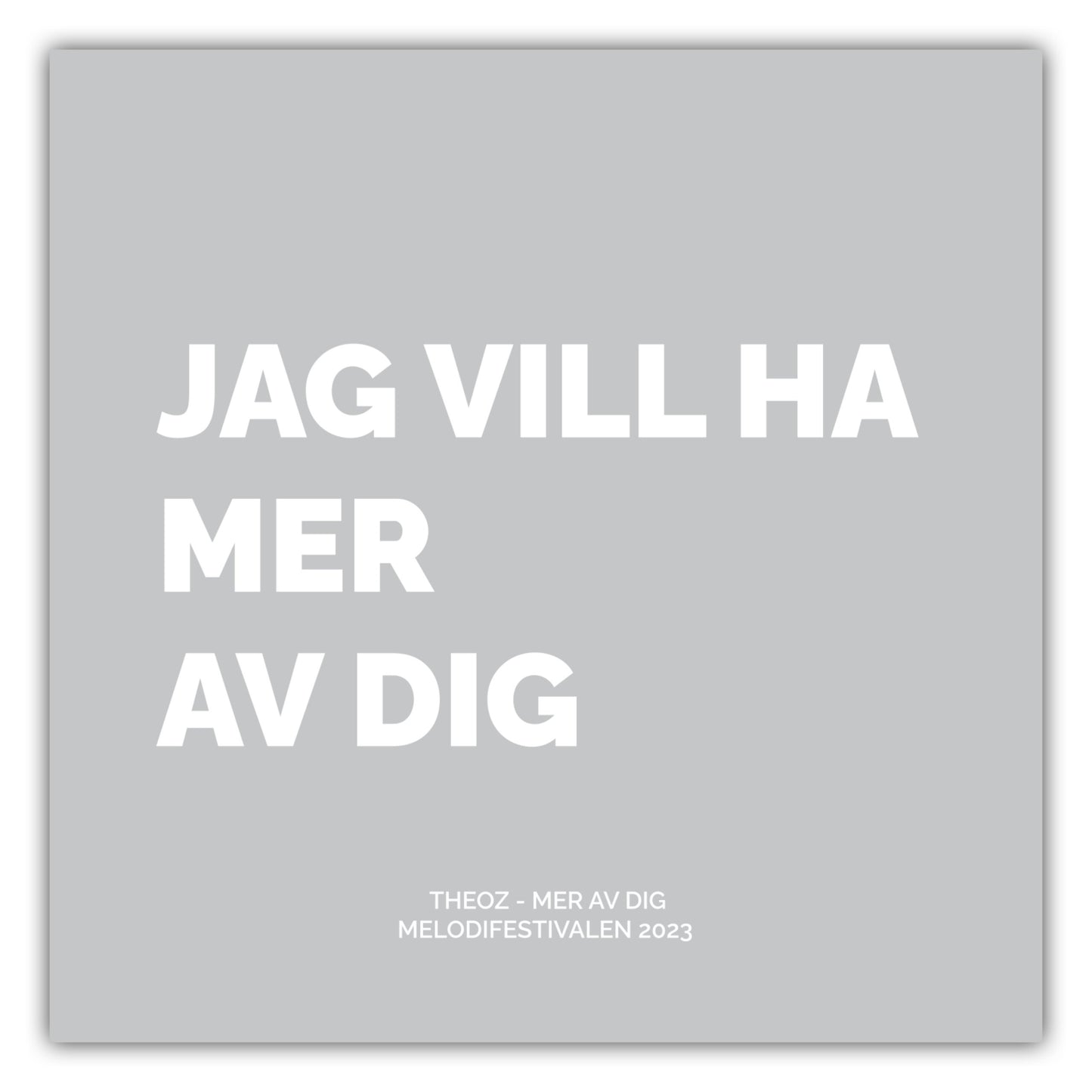 Poster Theoz - Mer Av Dig