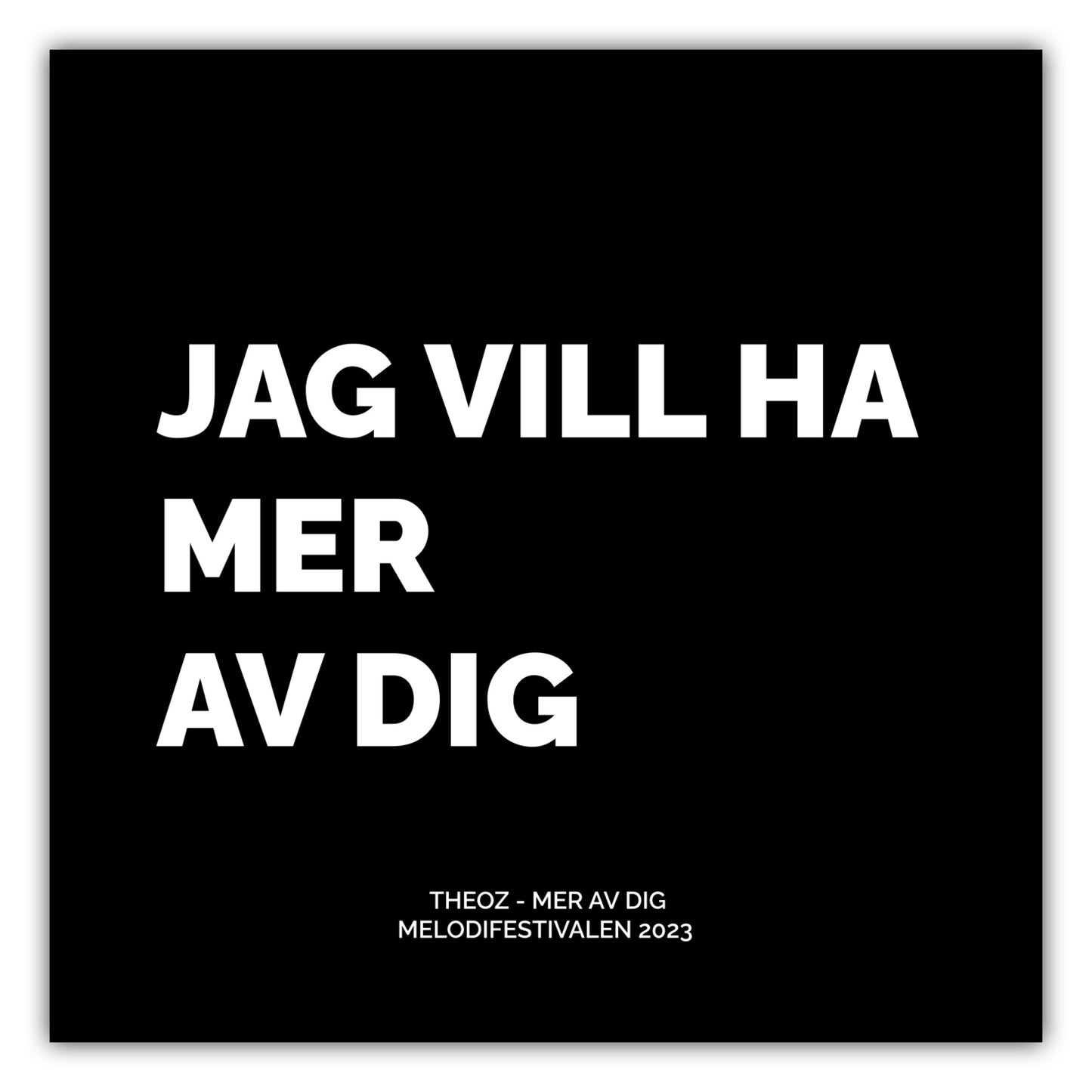 Poster Theoz - Mer Av Dig