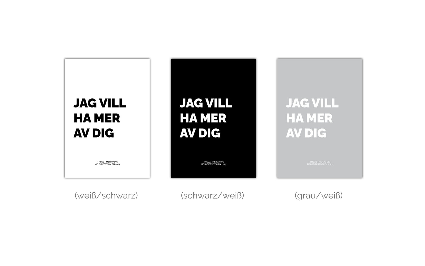 Poster Theoz - Mer Av Dig