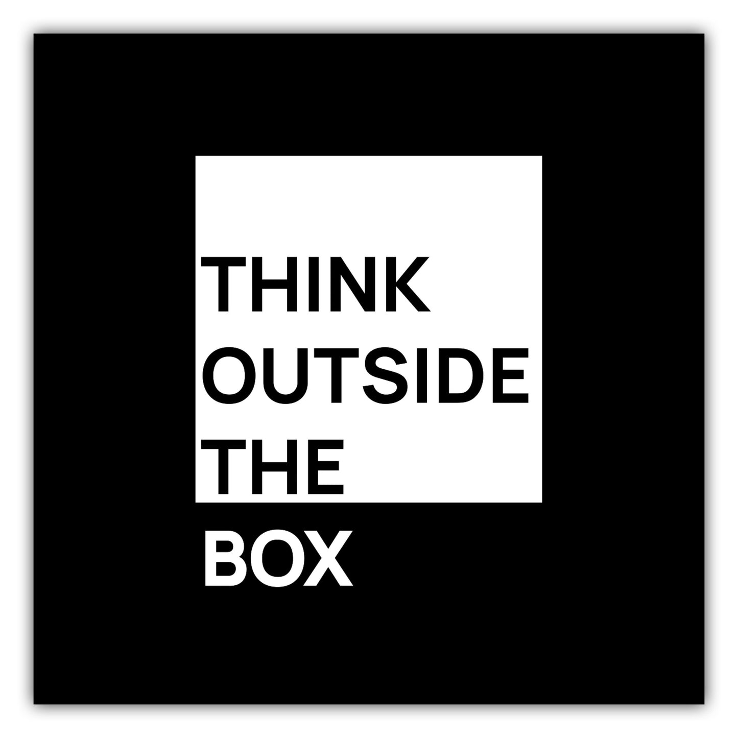 Poster Think Outside The Box