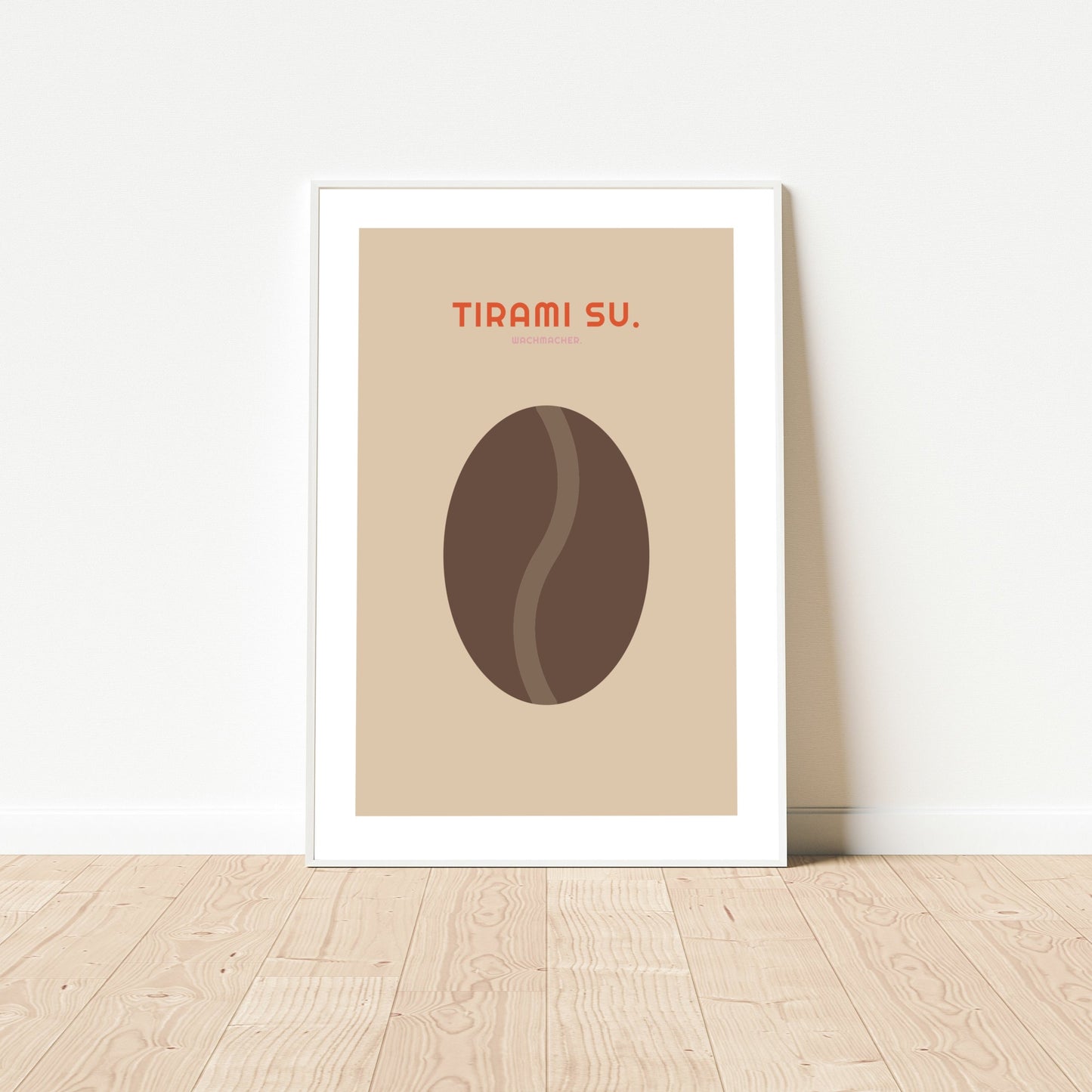 Poster Tirami Su - Kaffeebohne - La Dolce Vita Collection