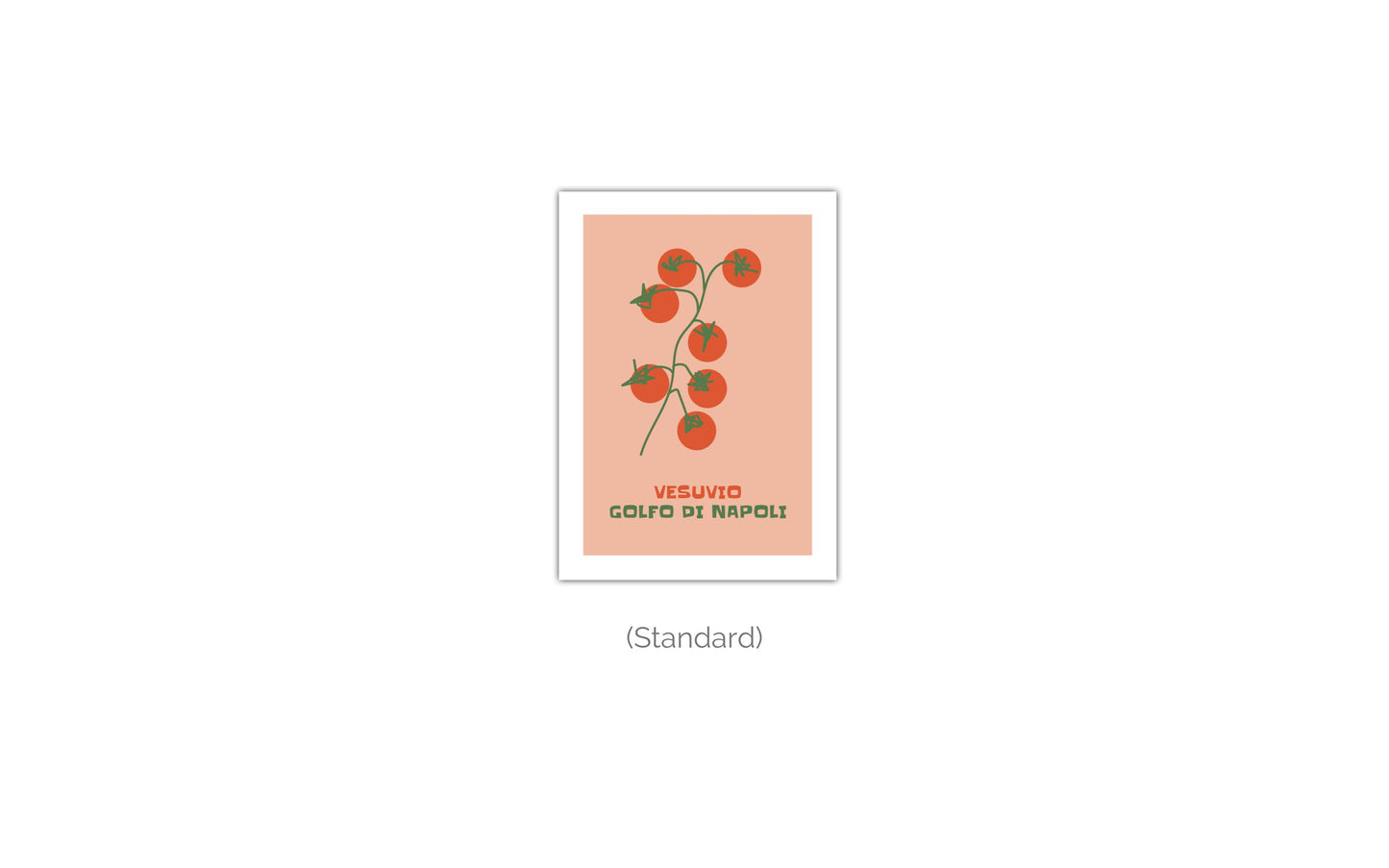 Poster Tomaten - Vesuvio Golfo di Napoli - La Dolce Vita Collection