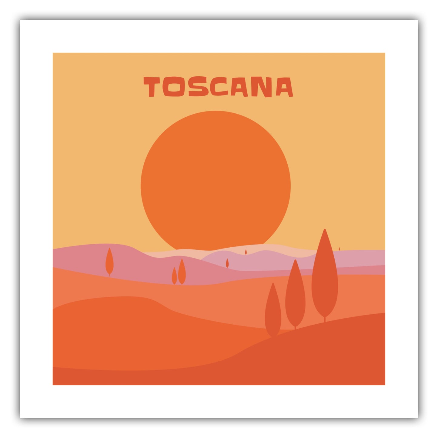 Poster Toscana - La Dolce Vita Collection