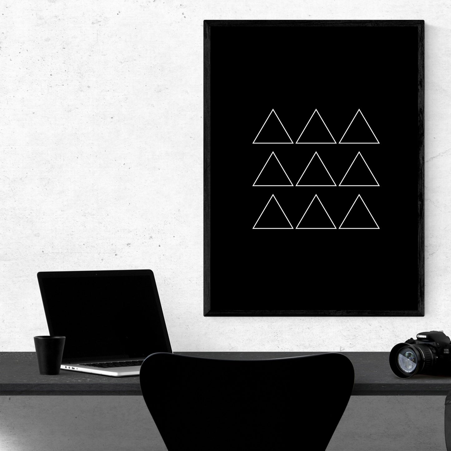 Poster Triangle Formation Outline