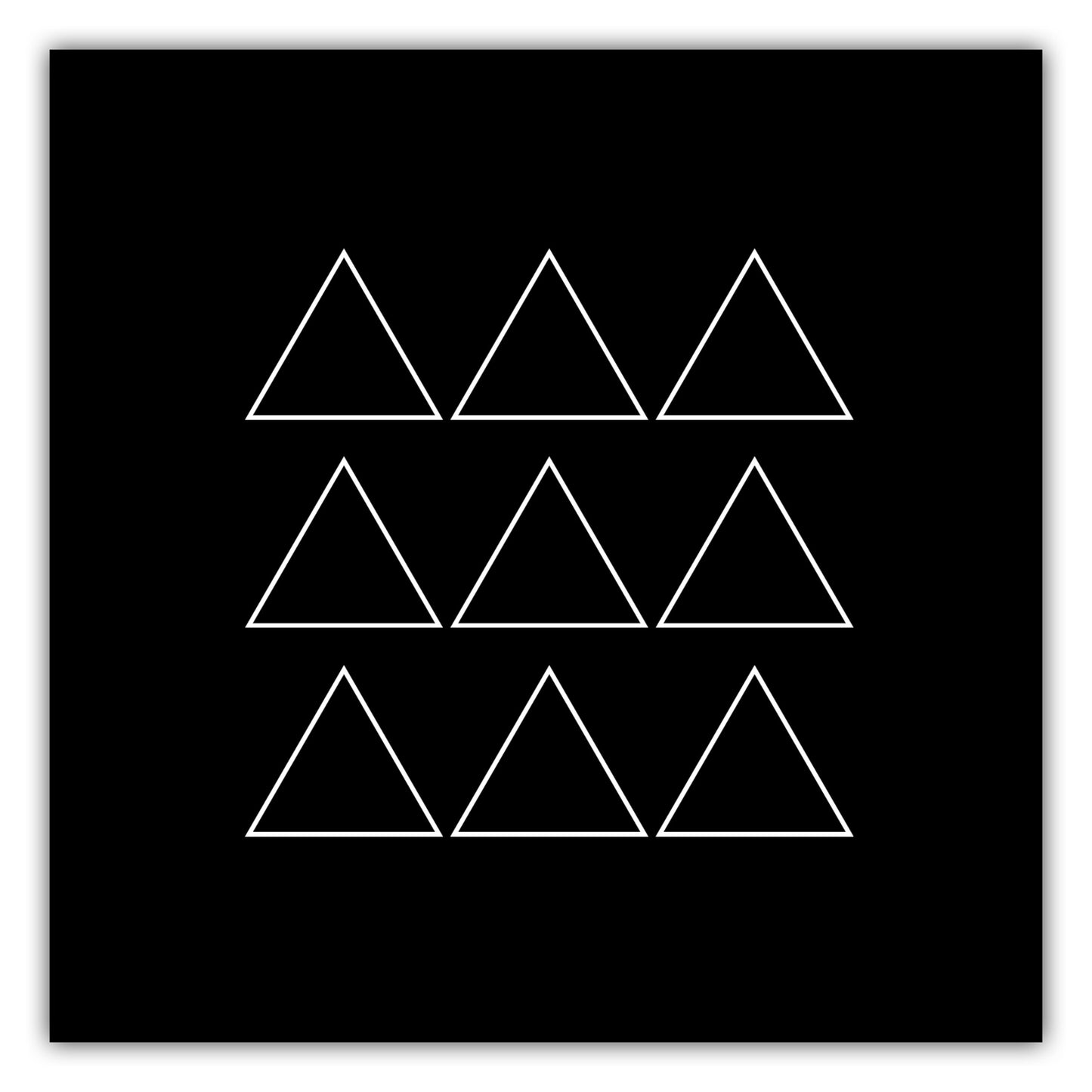 Poster Triangle Formation Outline