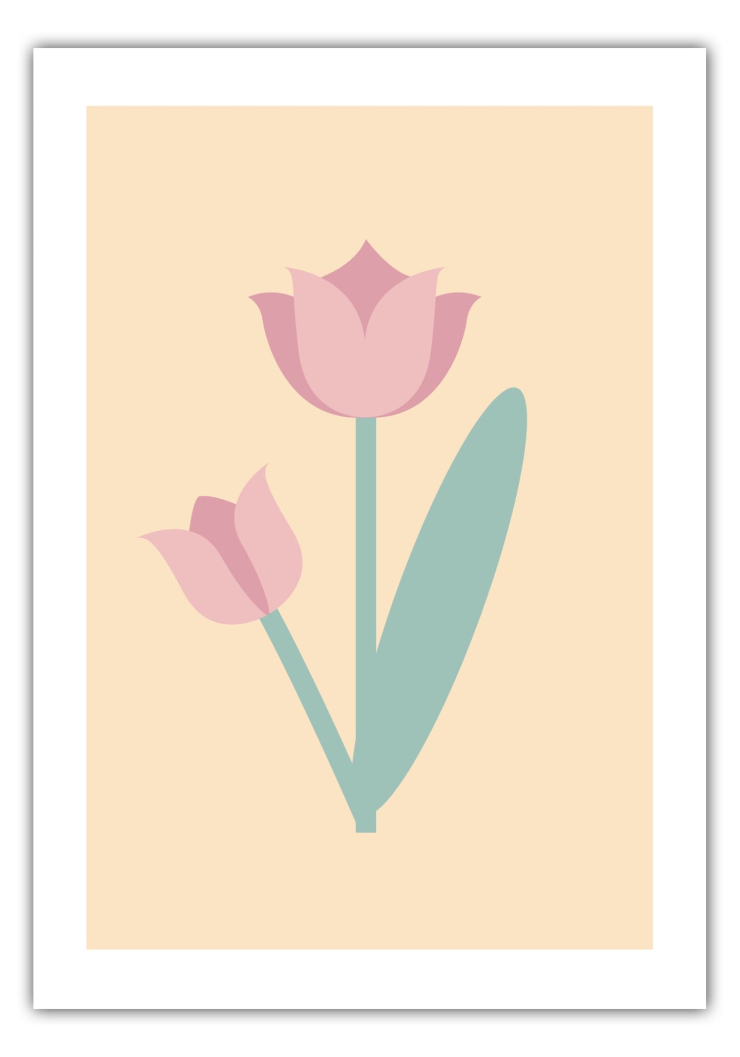 Poster Tulpe Rosa - Dreamy Dutch Collection