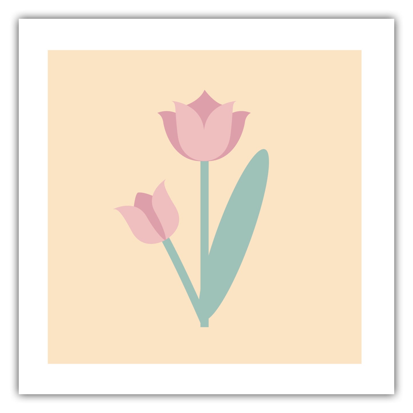 Poster Tulpe Rosa - Dreamy Dutch Collection