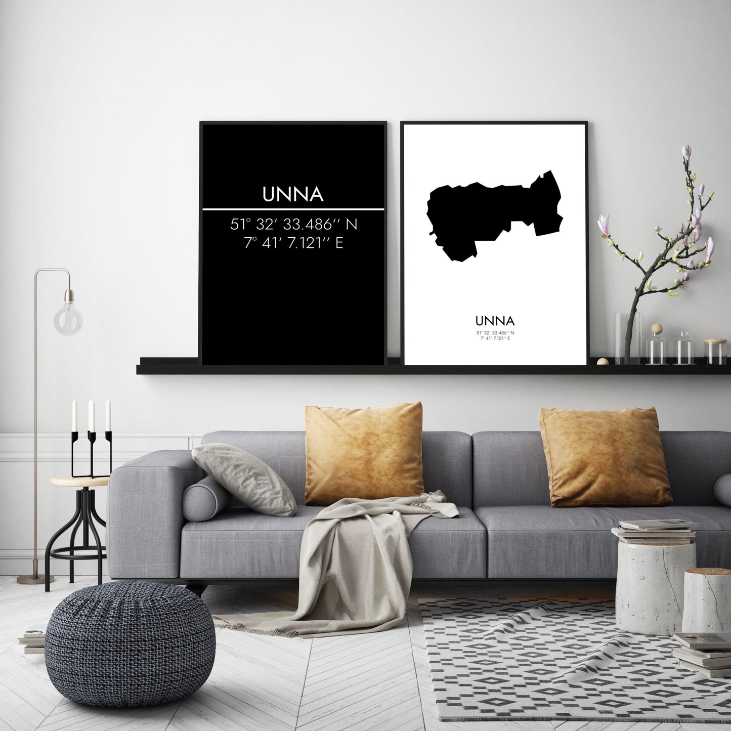 Poster Unna Koordinaten #2