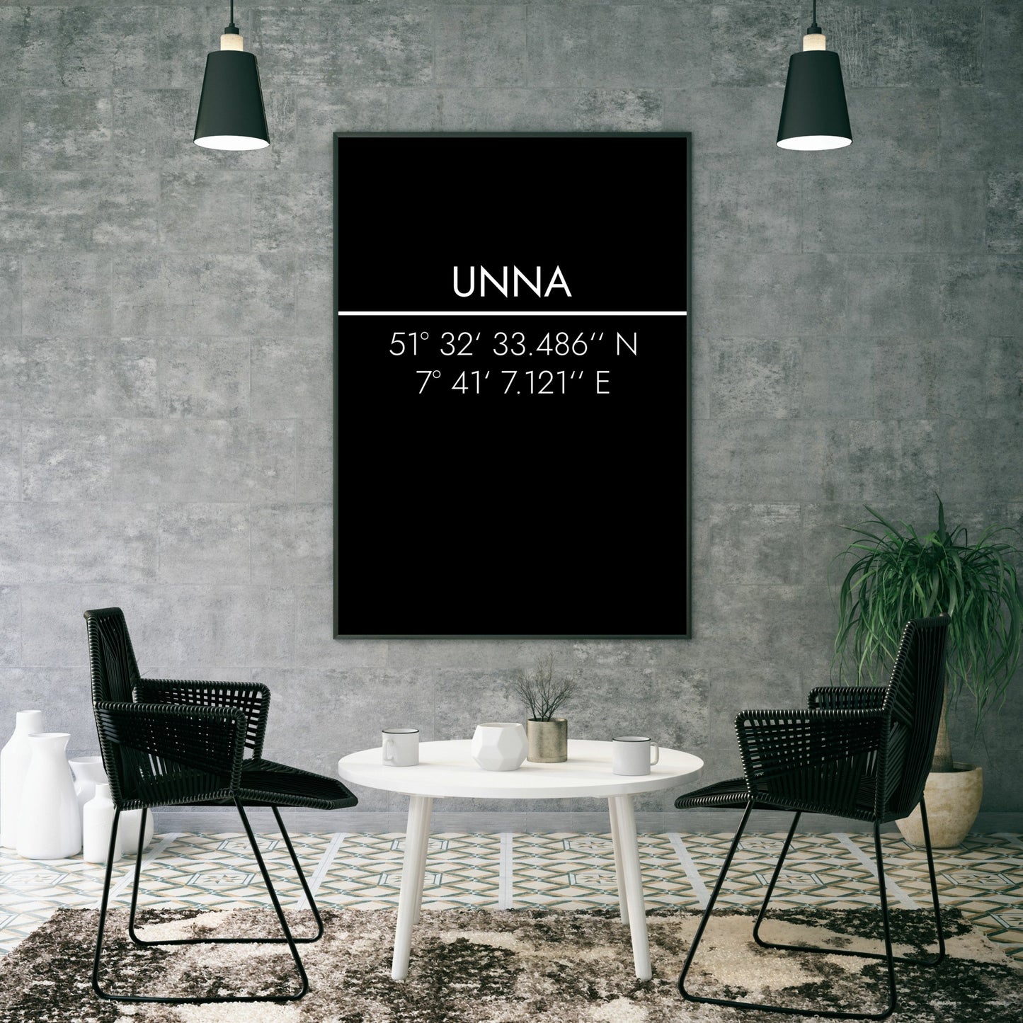 Poster Unna Koordinaten #2