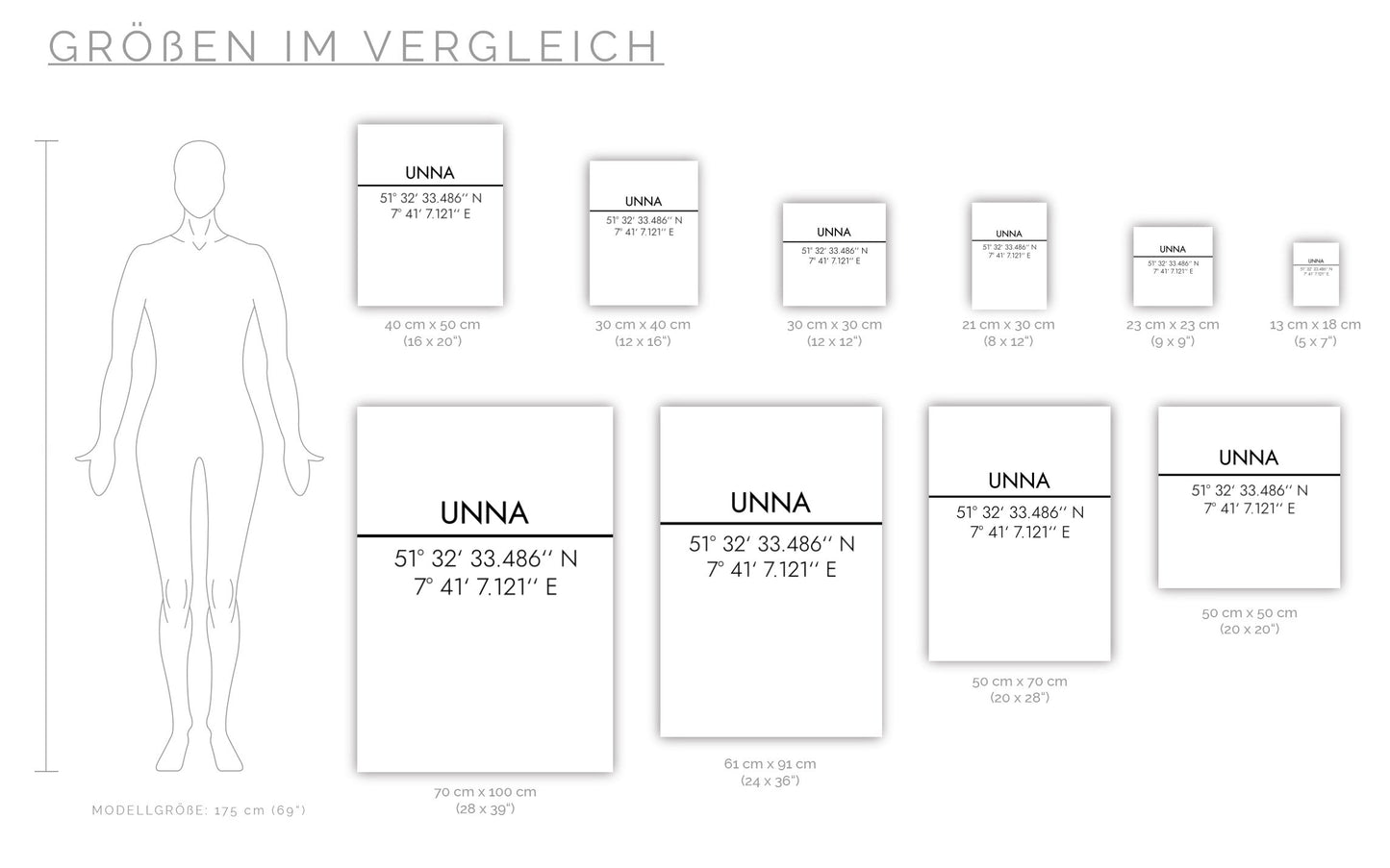 Poster Unna Koordinaten #2