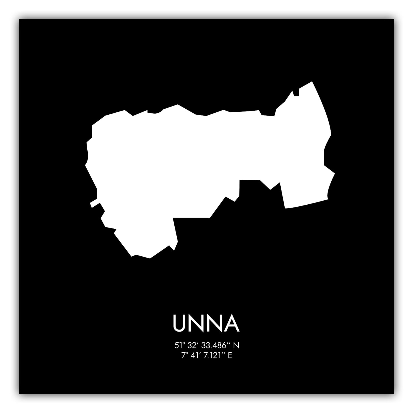 Poster Unna Koordinaten #3