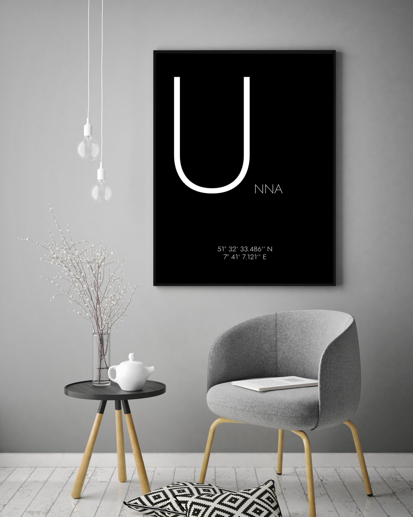 Poster Unna Koordinaten #4