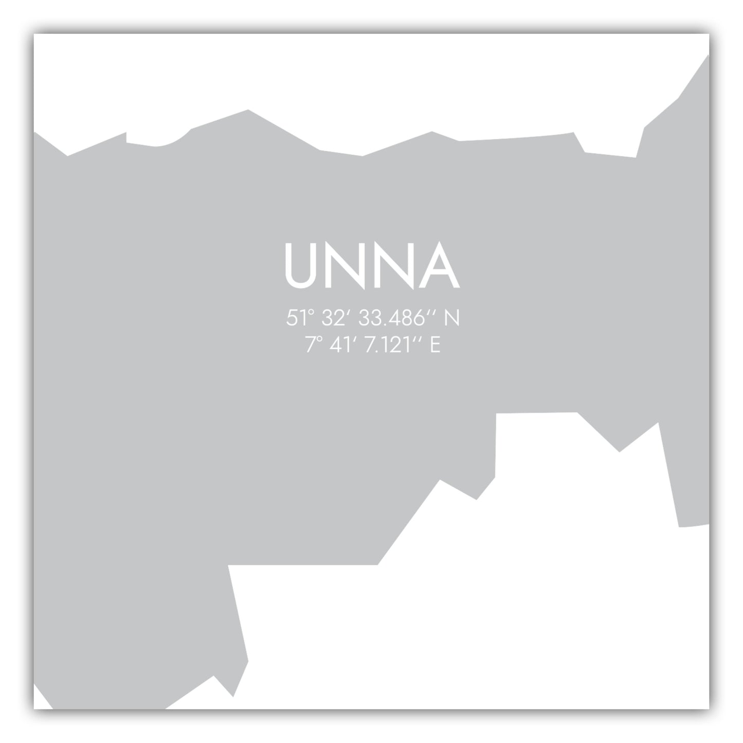 Poster Unna Koordinaten #5
