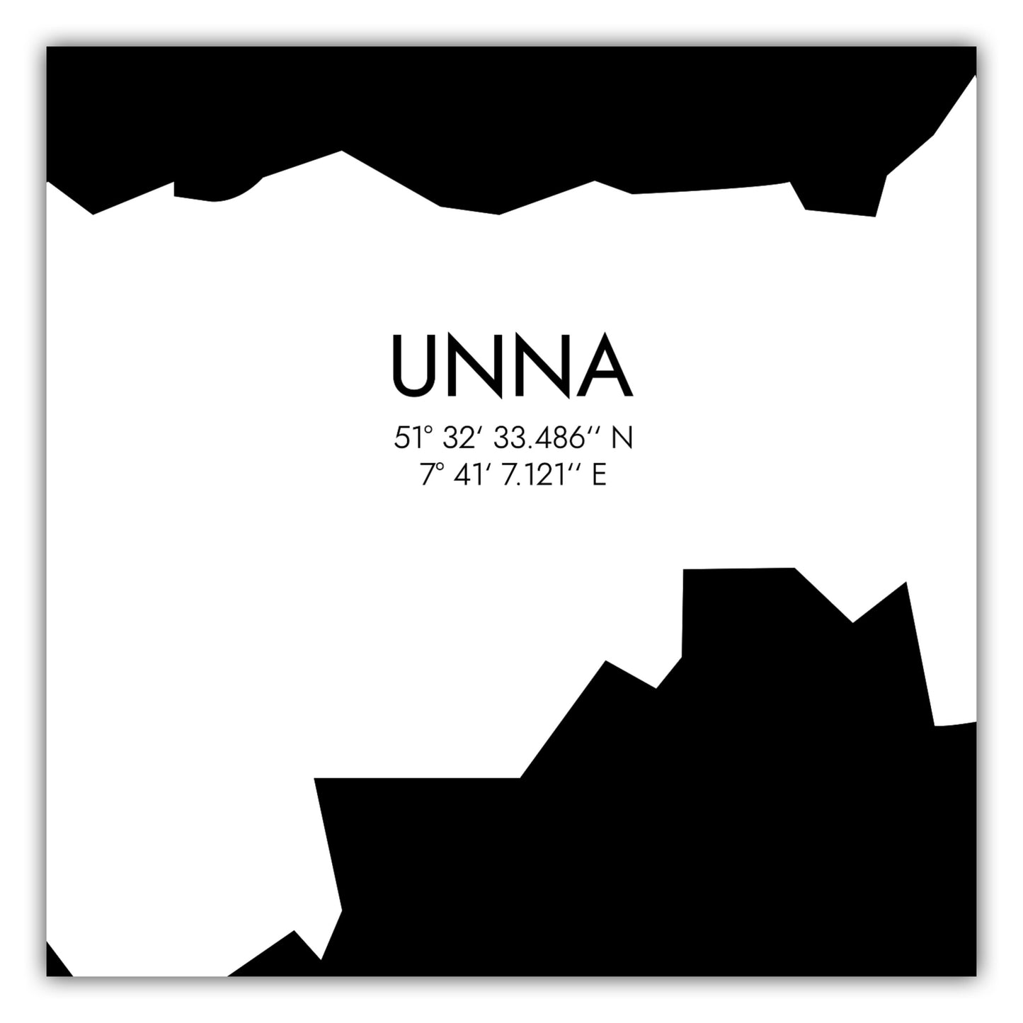 Poster Unna Koordinaten #5