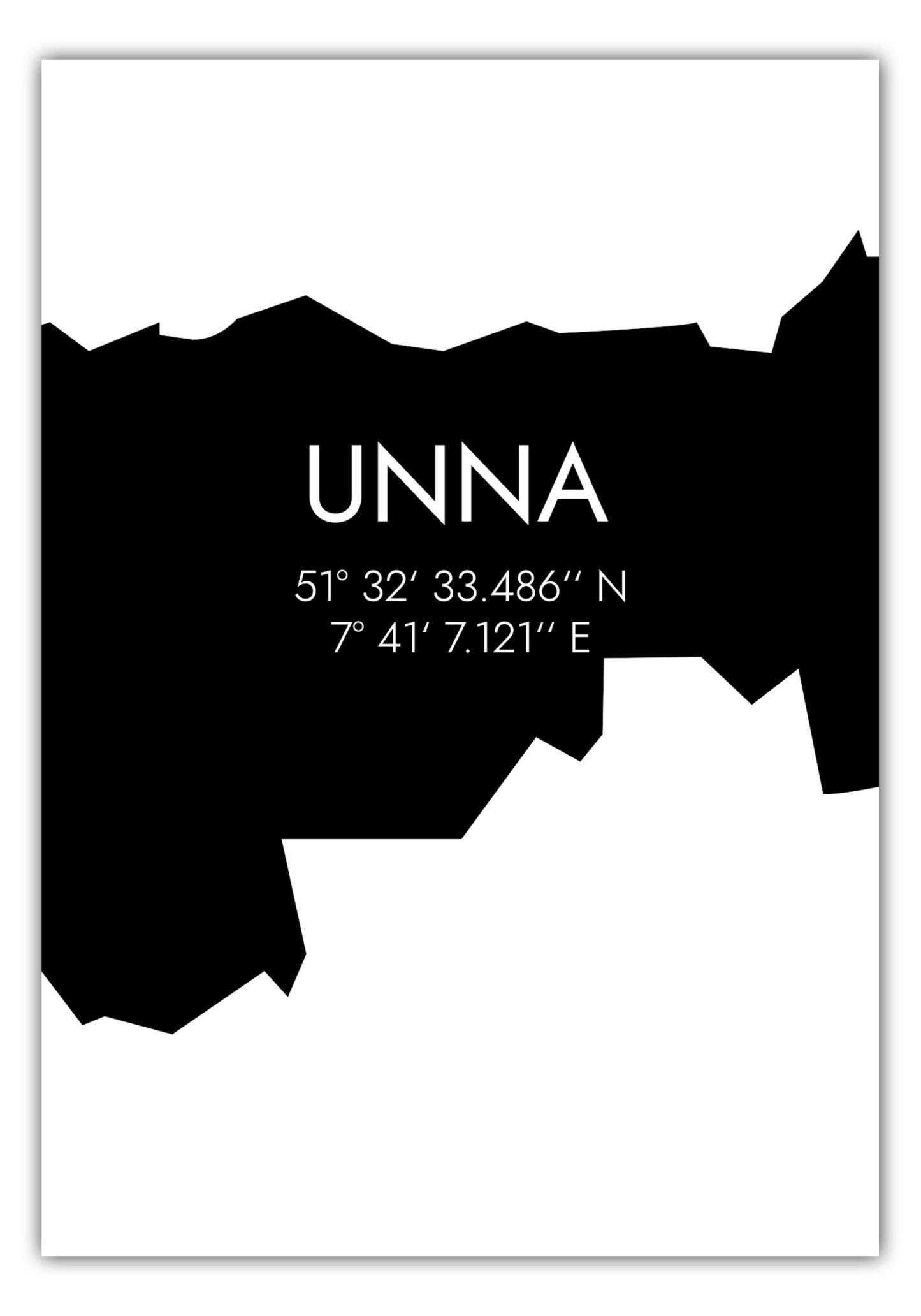 Poster Unna Koordinaten #5