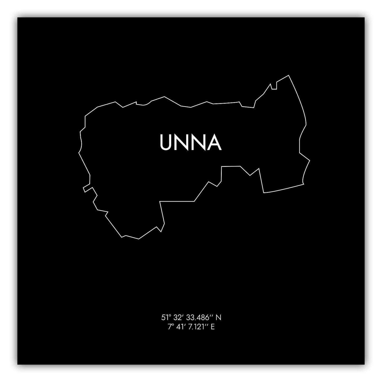 Poster Unna Koordinaten #8