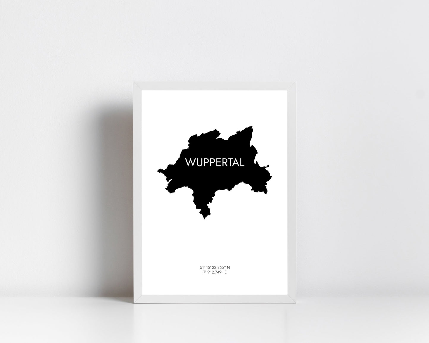 Poster Wuppertal Koordinaten #6