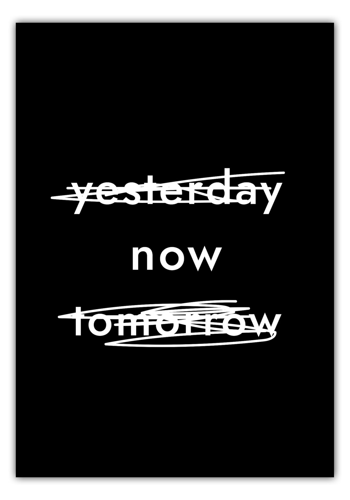 Poster Yesterday Now Tomorrow