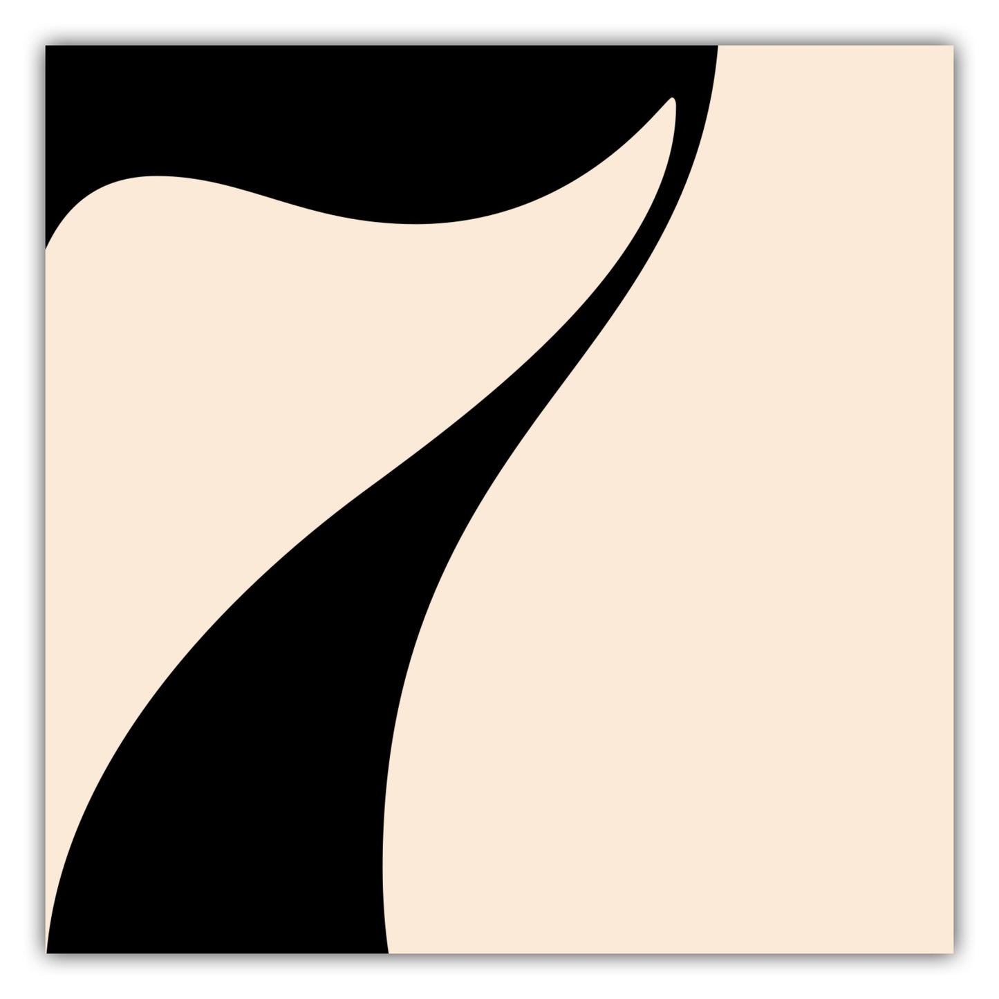 Poster Ziffer 7 - Serif