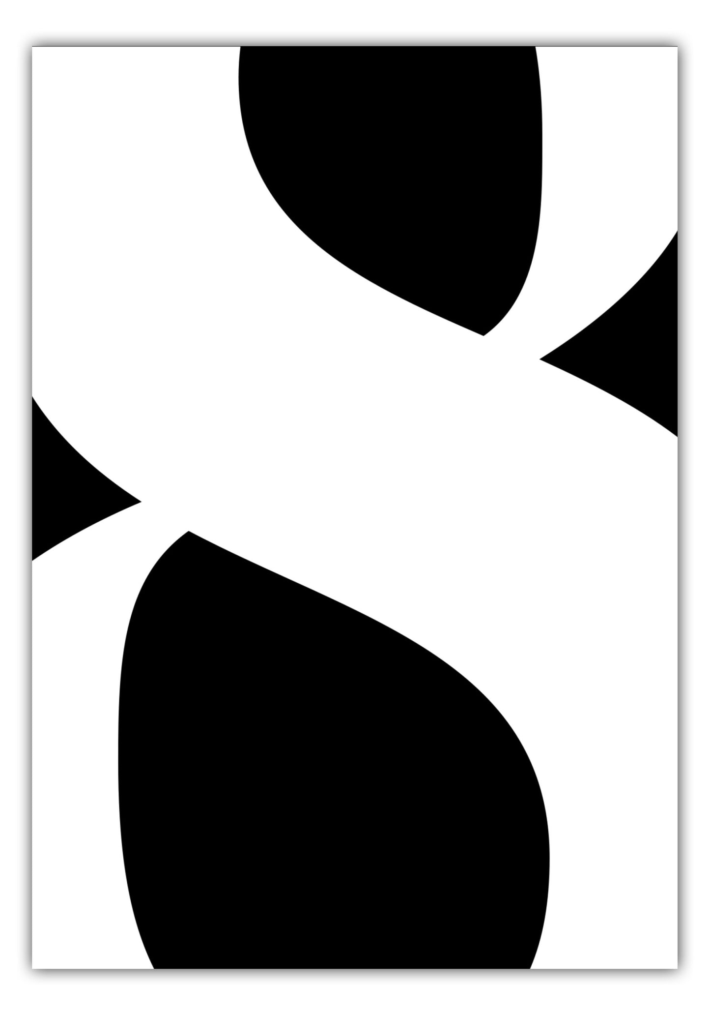 Poster Ziffer 8 - Serif