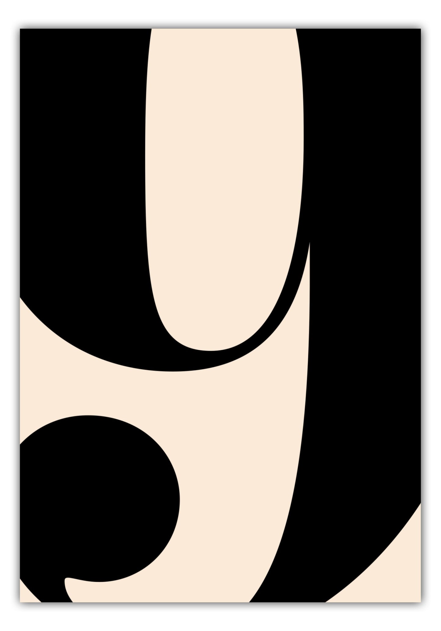 Poster Ziffer 9 - Serif