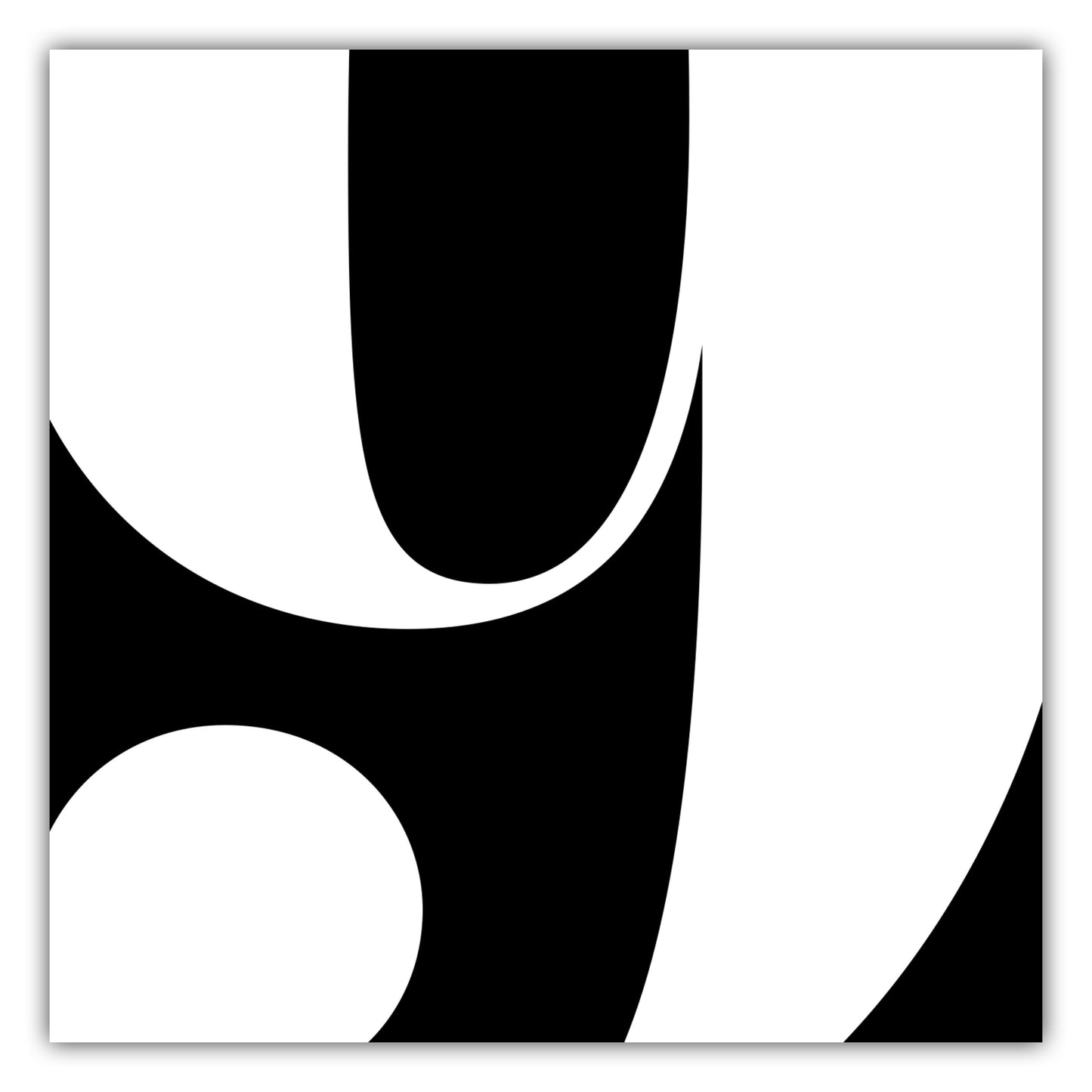 Poster Ziffer 9 - Serif