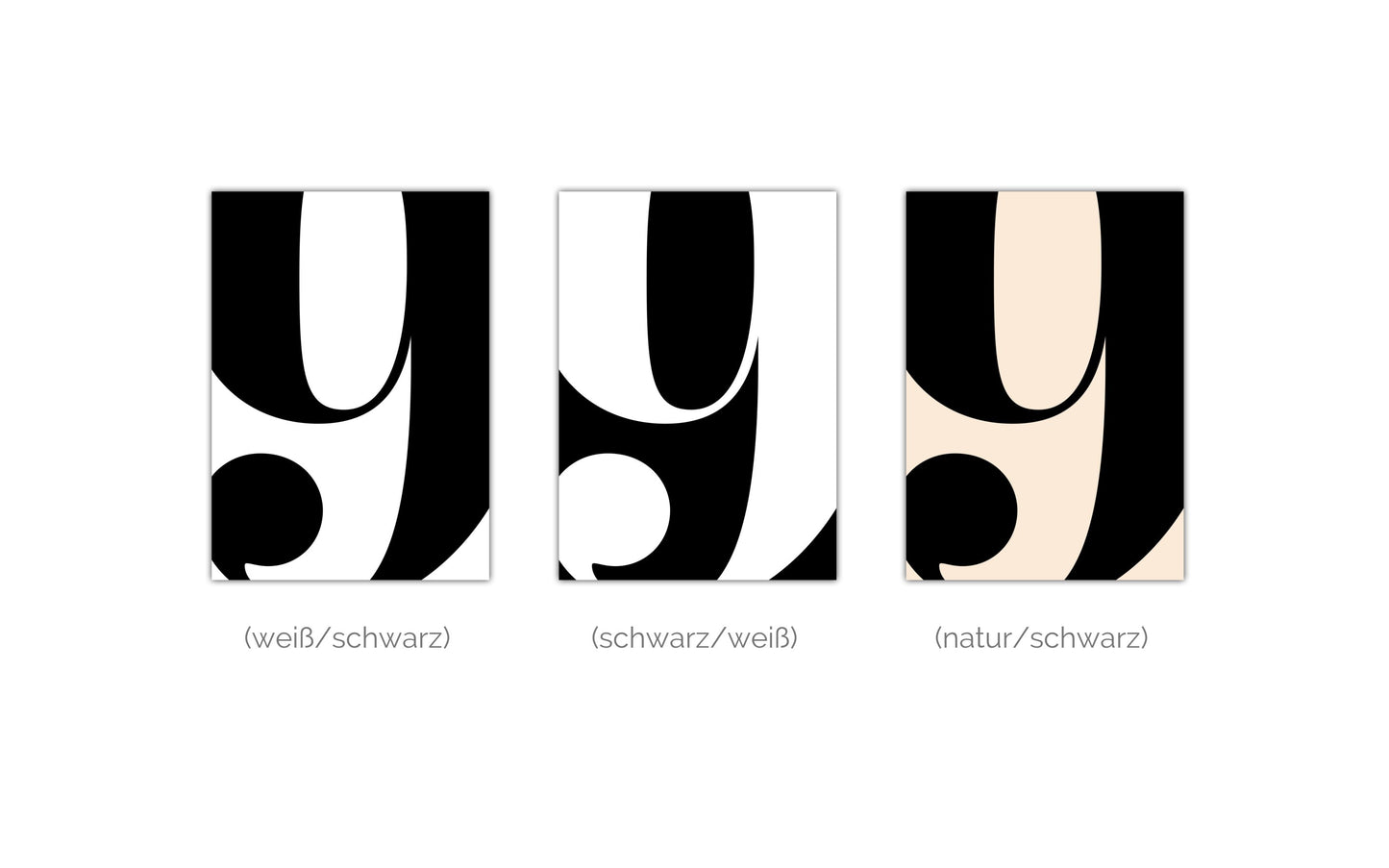 Poster Ziffer 9 - Serif