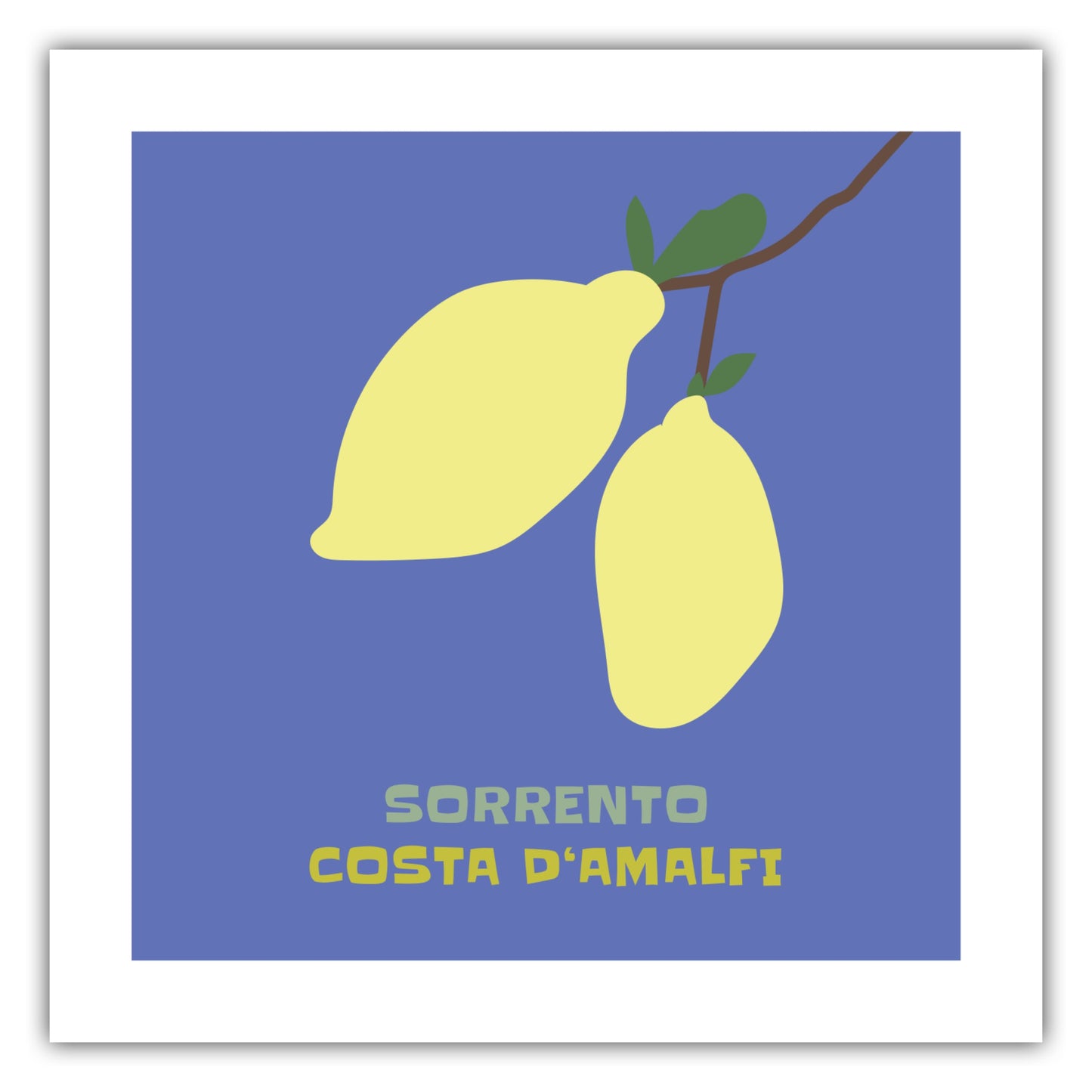 Poster Zitronen - Sorrento Costa dAmalfi - La Dolce Vita Collection