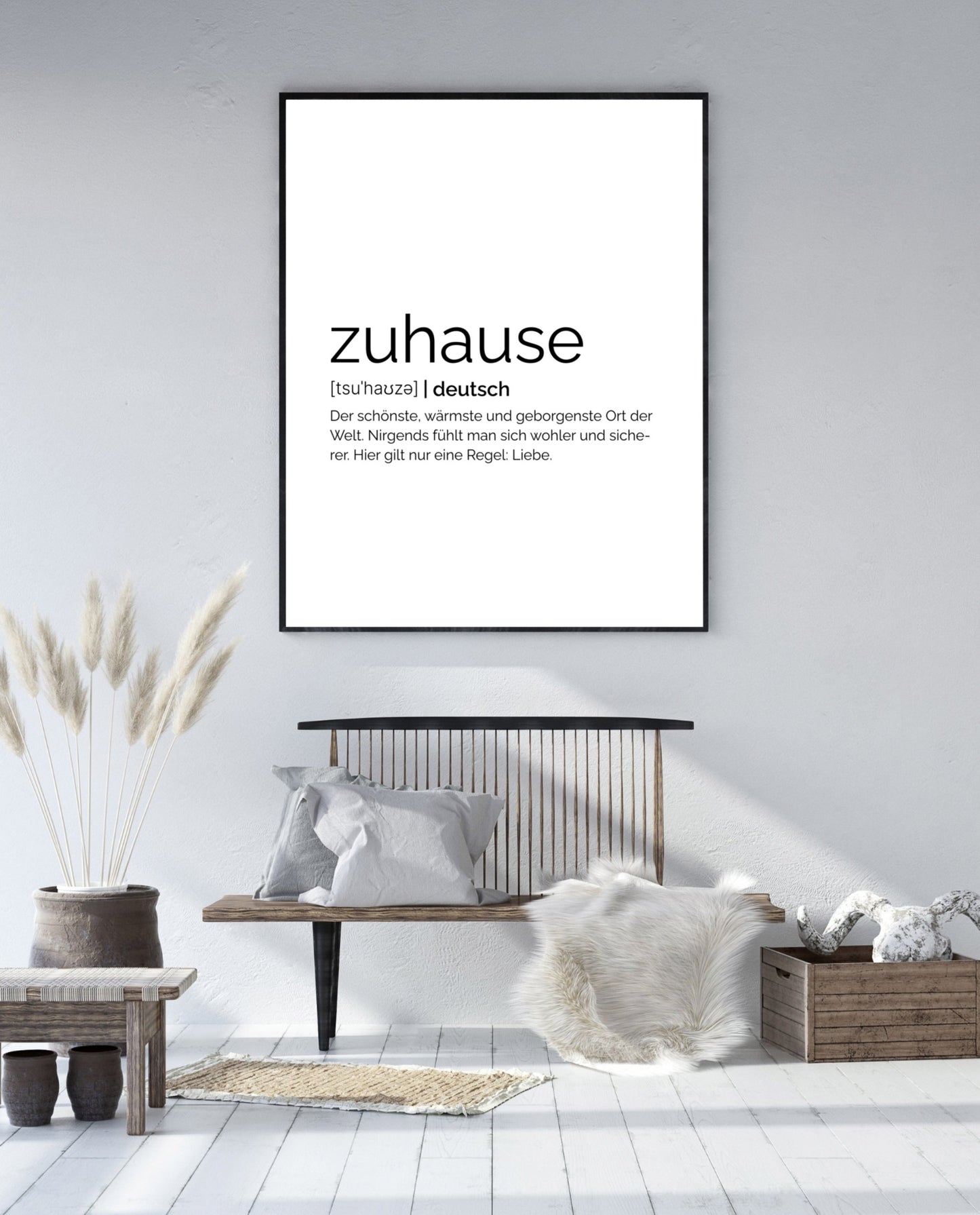 Poster Zuhause Definition
