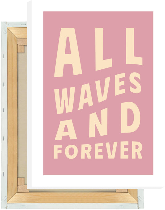 Leinwand All Waves And Forever - Road Trip Collection