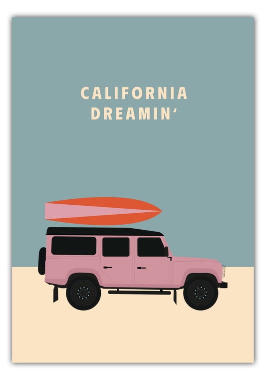 Poster California Dreamin - Road Trip Collection