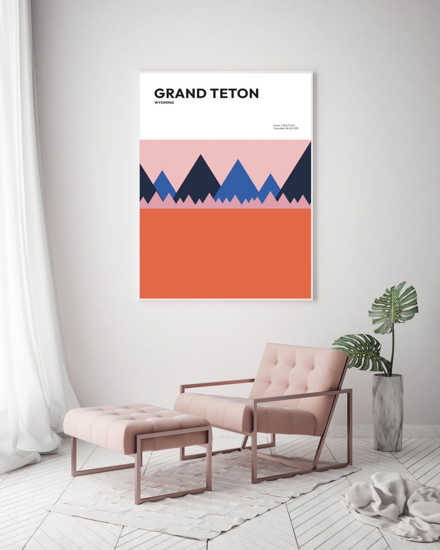 Poster Grand Teton Nationalpark