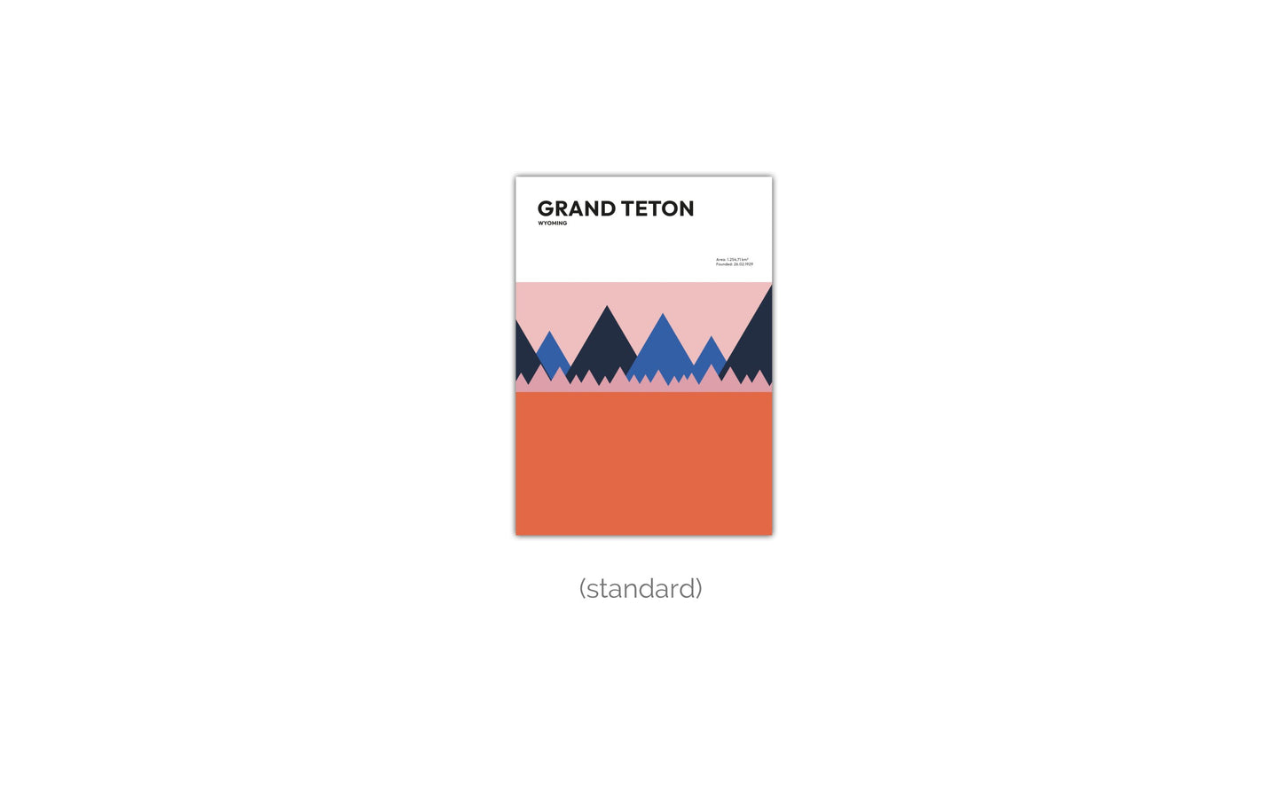 Poster Grand Teton Nationalpark