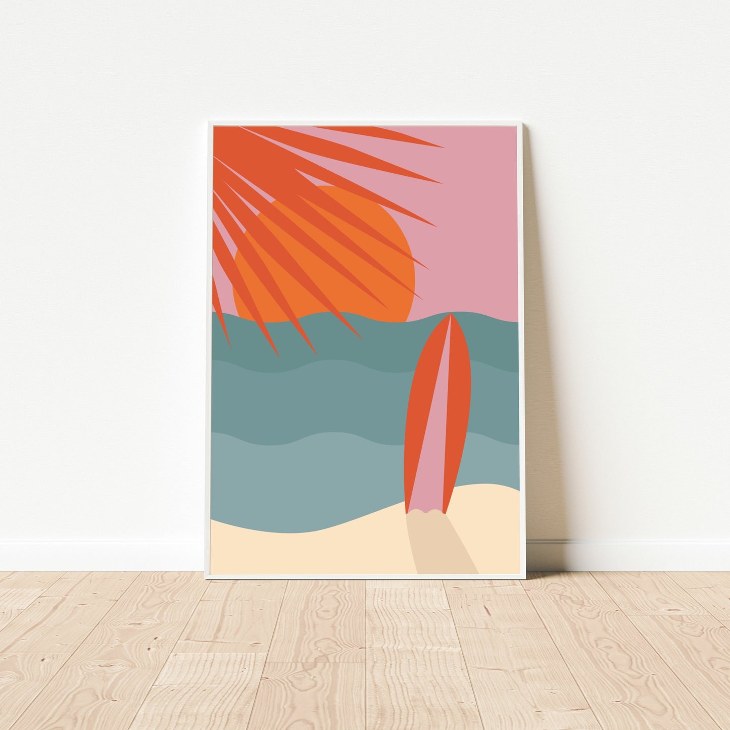 Poster Surfboard & Wellen - Road Trip Collection
