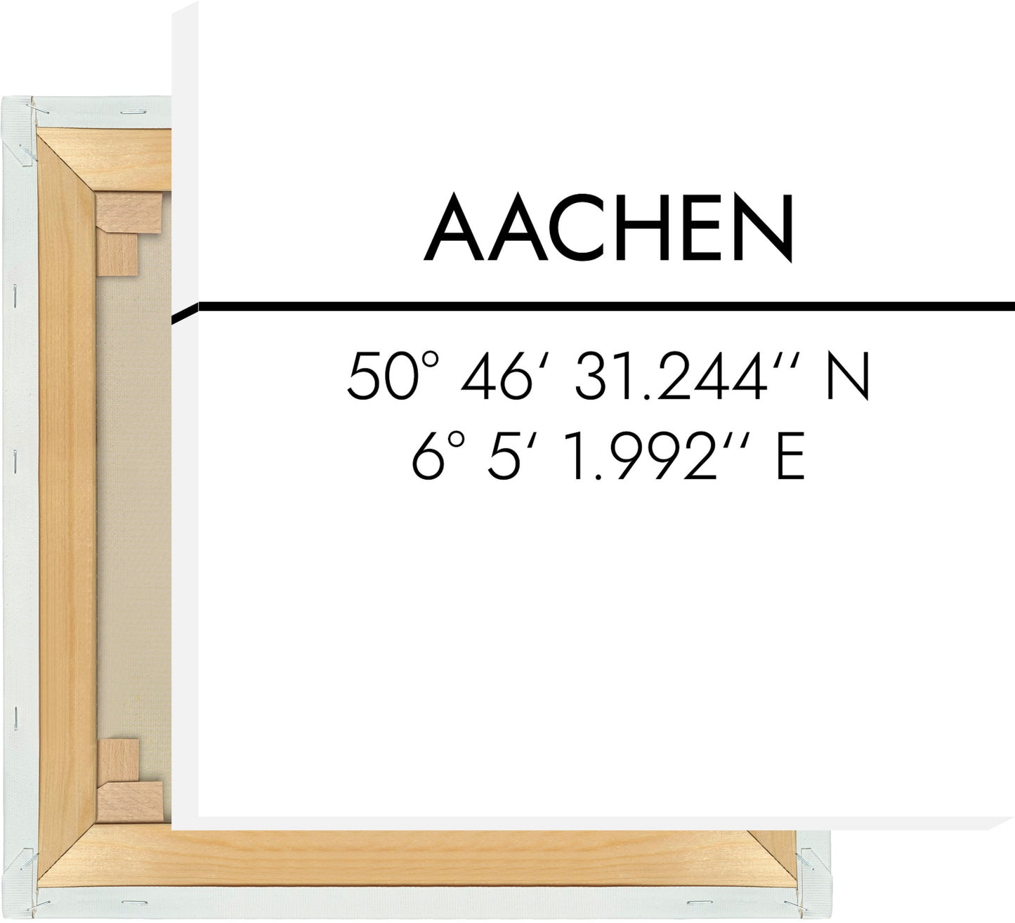 Leinwand Aachen Koordinaten #2