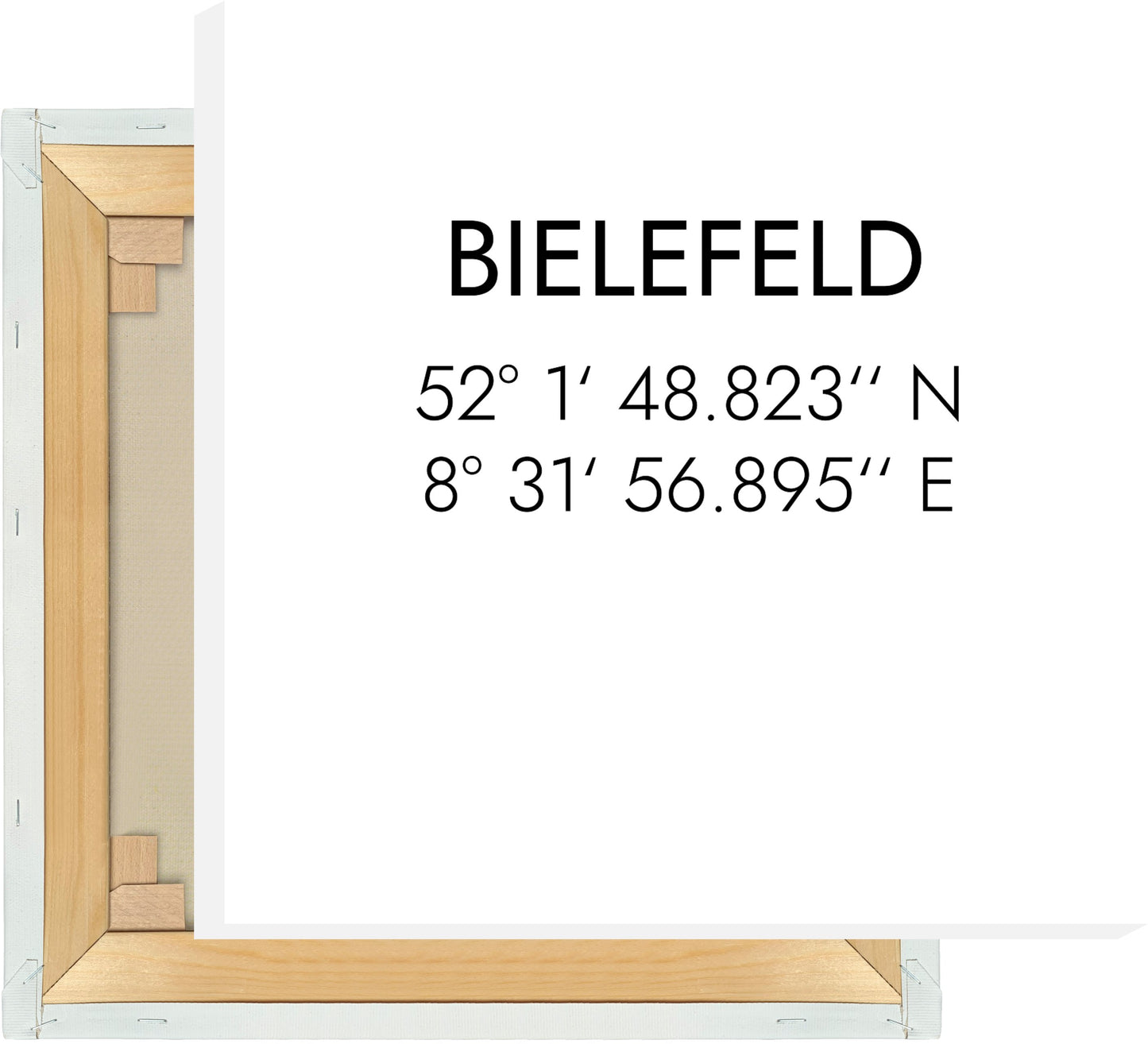 Leinwand Bielefeld Koordinaten #1