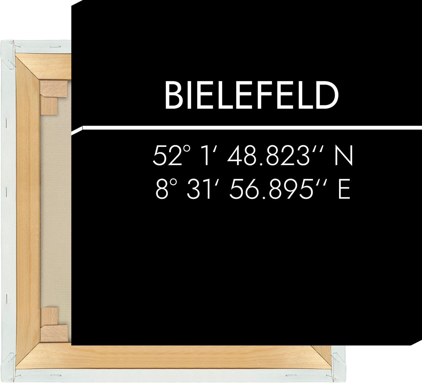 Leinwand Bielefeld Koordinaten #2