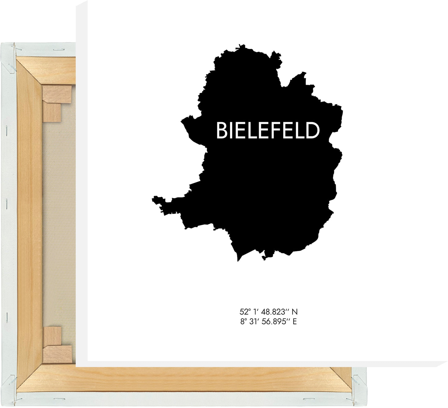Leinwand Bielefeld Koordinaten #6