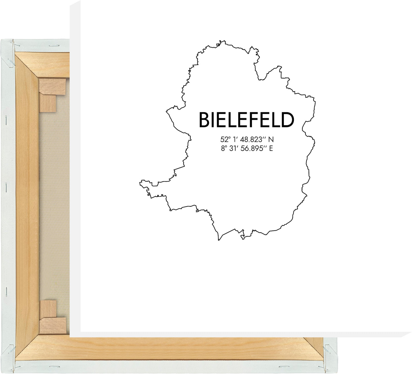 Leinwand Bielefeld Koordinaten #7