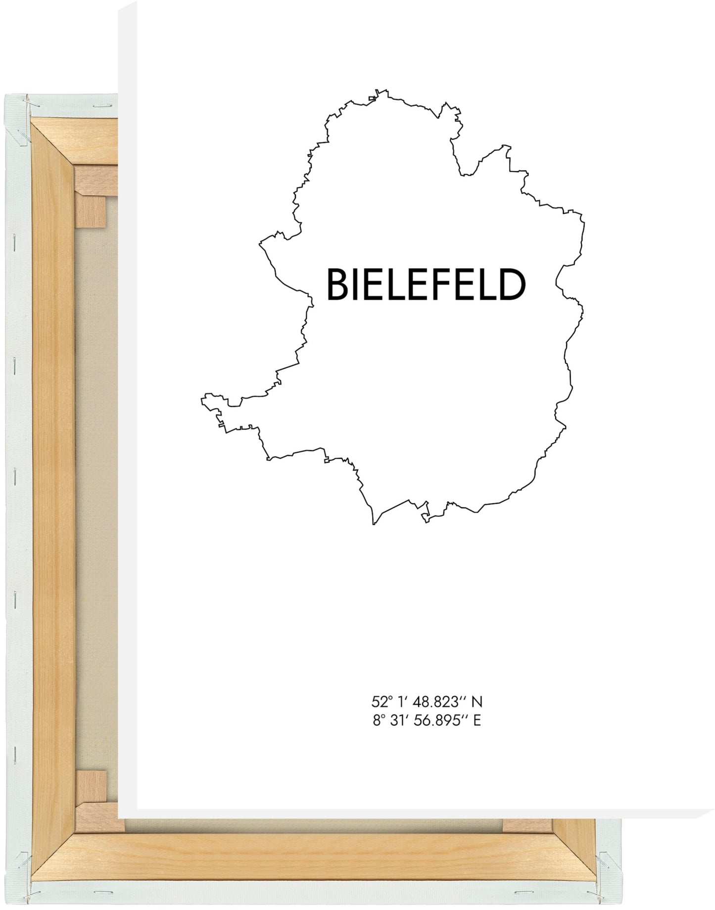 Leinwand Bielefeld Koordinaten #8