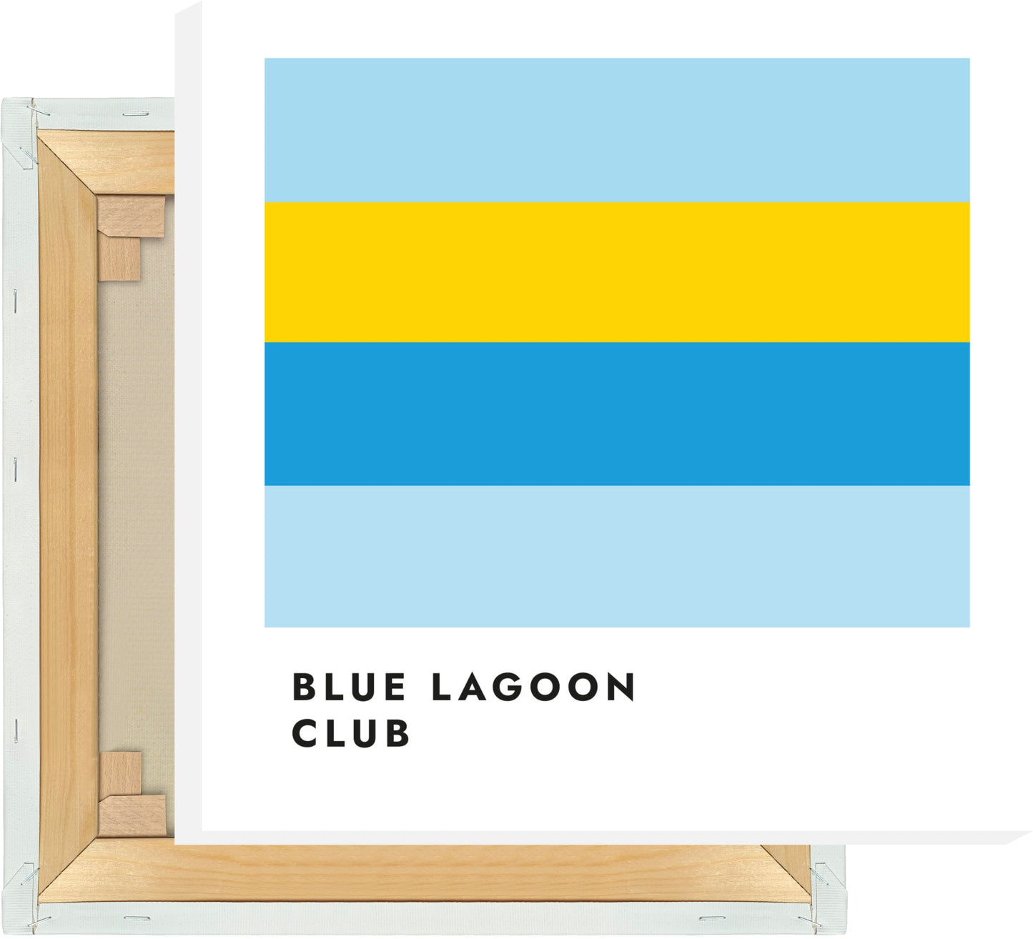 Leinwand Blue Lagoon Club