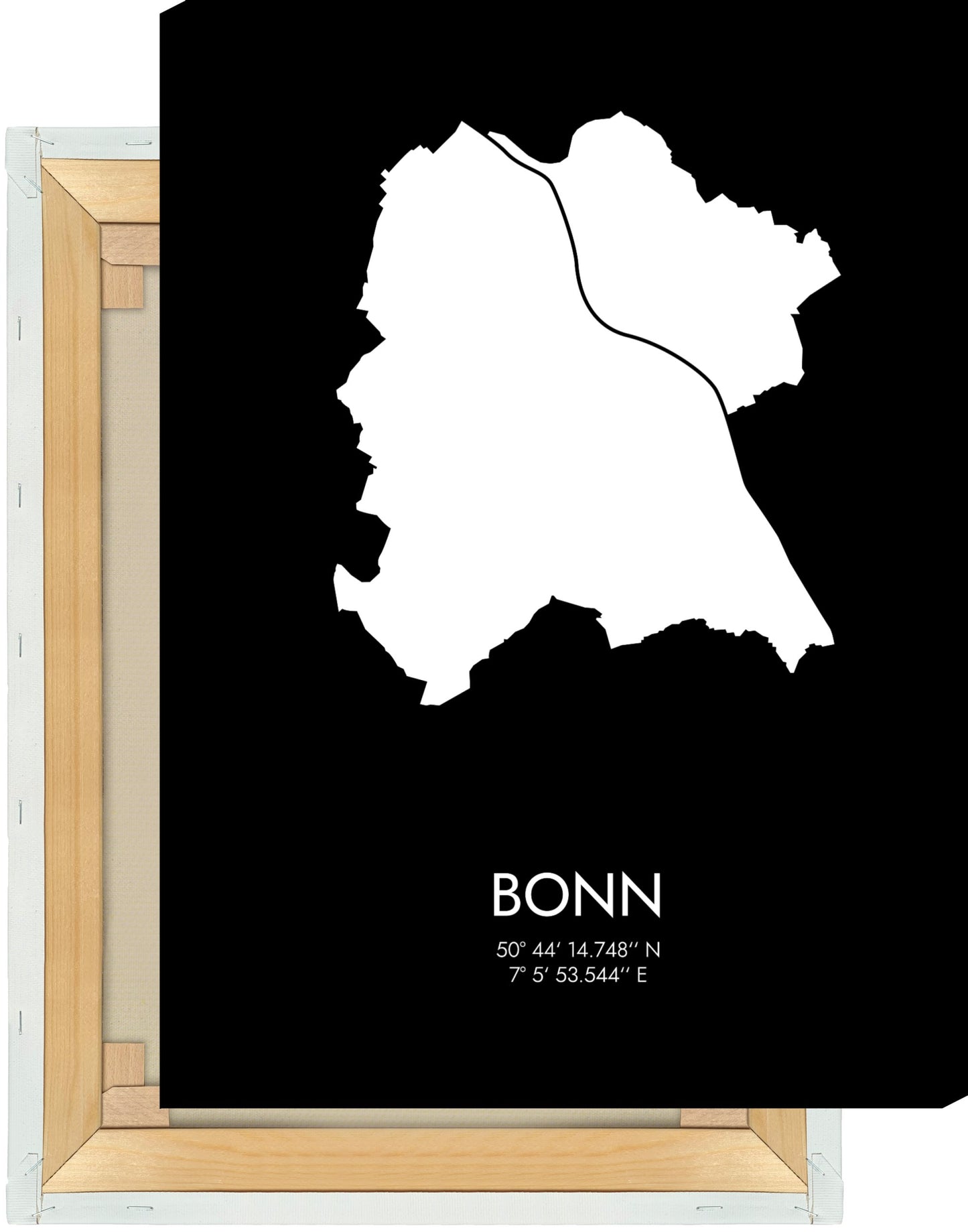 Leinwand Bonn Koordinaten #3